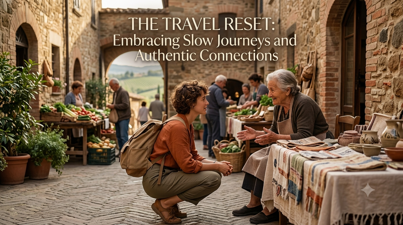 The Travel Reset: Moving Beyond Sightseeing to Embrace Slow Journeys and Authentic Connections